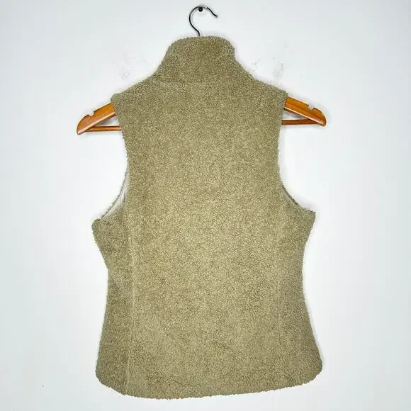 PATAGONIA Los Gatos Fleece Vest Womens Small Gorpcore Winter Sustainable Teddy - Picture 7 of 9